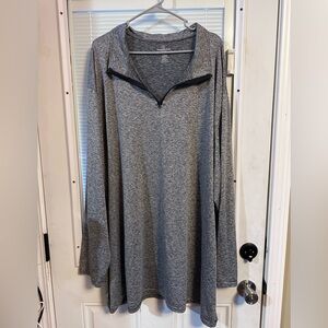 Essentials Gray Long sleeve athletic shirts